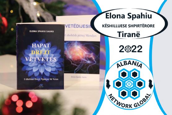 Elona Spahiu Sauku CV , Këshilluese Shpirtërore , Konsulence per meditim , Klasa Meditimi Online ,  Programi Seanca Vetedijesimi me Elonen