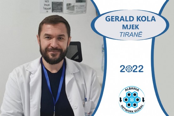 Gerald Kola CV, Ceo TIRANA HEALTH CLINIC, mjek internist te spitali unversitar i traumës, kryetari i sindikatës Punonjësit e Shëndetsisë